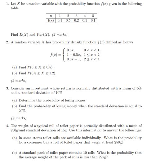 Solved Let X Be A Random Variable With The Probability Chegg