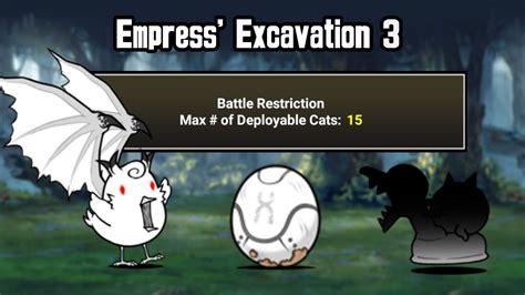 The Battle Cats Empress Excavation Youtube