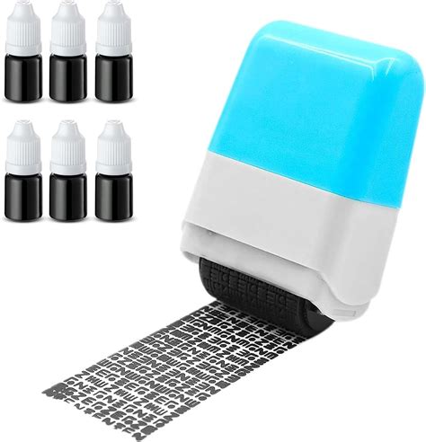 Amazon Identity Theft Protection Roller Stamp Set Including 6