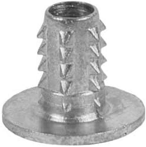 Threaded Insert Nut 1 4 20 X 13mm Knock In With Flange 100