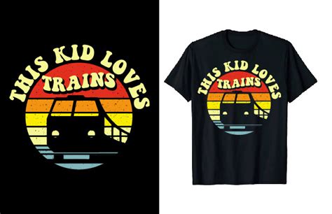 Railroad Vintage Train T Shirt Design Graphic By Tee Expert Creative