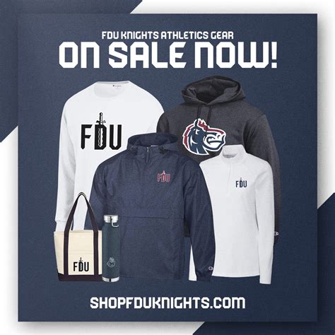 FDU Knights on Twitter: "Gear 🆙 with new #FDU Knights Athletics apparel ...