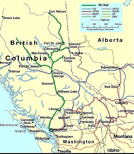 Bc Rail Map