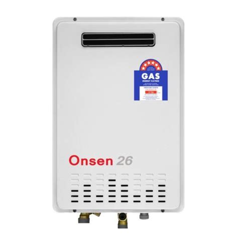 Rheem Metro 26L Continuous Flow Gas Hot Water Heater 60C