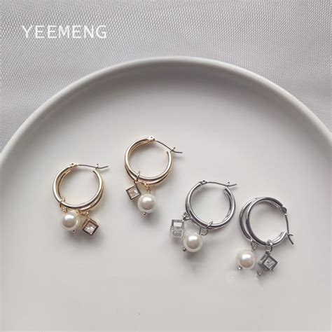 Yeemeng New Hot Doce Do Vintage Metal Dourado C Rculo Hoop Brincos