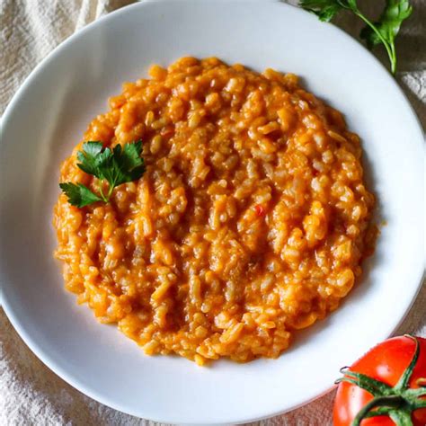 Risotto Al Pomodoro (Tomato Risotto) - Savas Kitchen