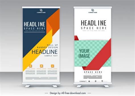 Standee Banner Vectors Free Download 15347 Editable Ai Eps Svg Cdr