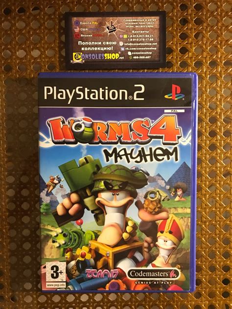 Купить игру Worms 4 Mayhem (PS2) (PAL) | CONSOLESSHOP