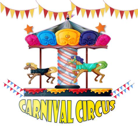 Carnival Circus Signboard And Typography Design Typography Carnival Circus Circus Png And