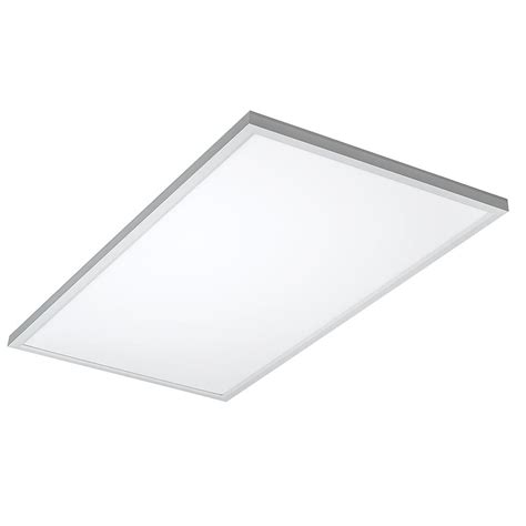 Eti 2x4 White Daylight Edge Lit Integrated Led Dimmable Flat Panel Troffer 54321161 The Home Depot