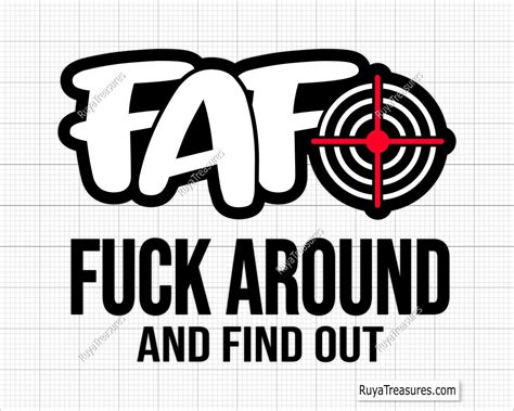 Fafo Fuck Around Find Out Crosshair Svg Faafo Crosshair Svg Nd Amendment Svg Punisher Vector
