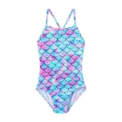 Snapklik.com : iLover Girls Sparkle One Piece Swimsuits Crossback