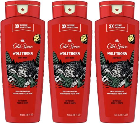 Old Spice Wild Collection Wolfthorn Scent Body Wash Fl Oz Pack Of