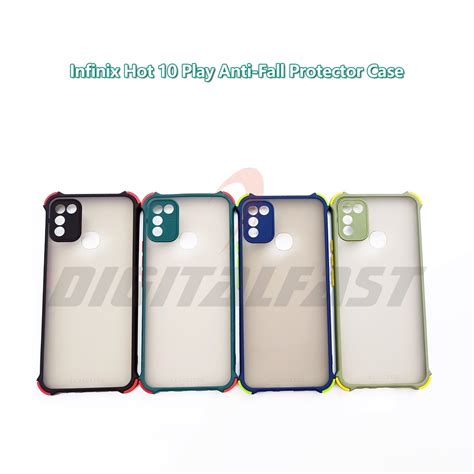 Infinix Hot Play Hot Play Color Quality Matte Cover Shockproof Skin Case Shopee