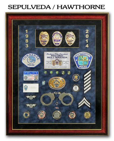 7 Best Nypd Police Shadowboxes From Badge Frame Images In 2020 Nypd