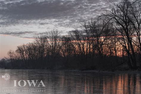 Sunrise On Goose Pond Near Palo Iowa Wa Landscape