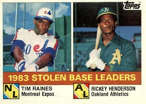 Career Defining Tim Raines Baseball Cards