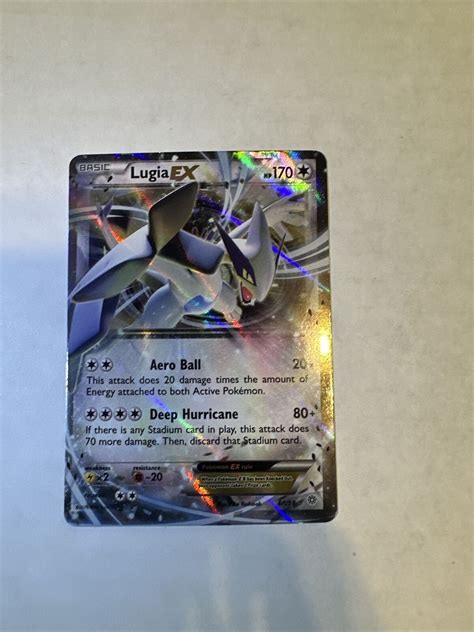 Pokemon Lugia Ex Card