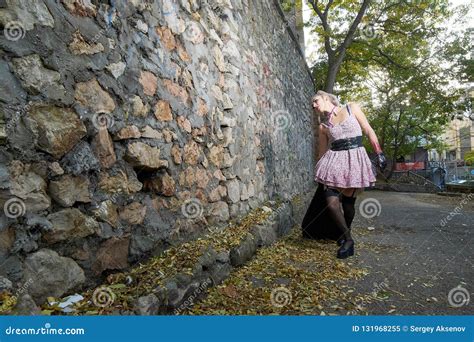 Blonde In Stockings Stock Image Image Of Symbol Sexual