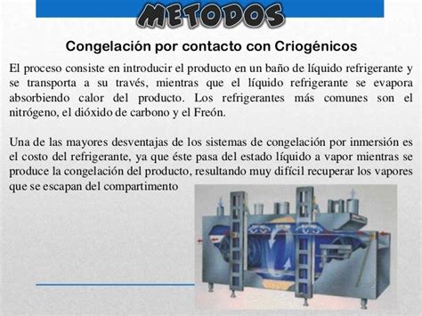 CongelaciÓn Tipos Equipos Y MÉtodos