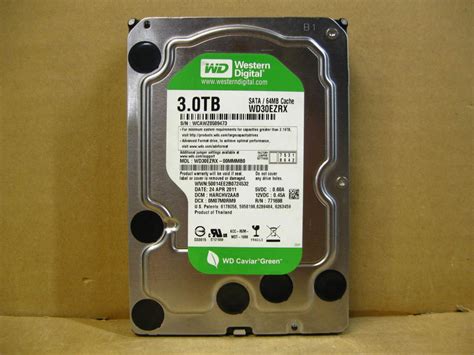 Western Digital WD30EZRX-00MMMB0 3TB SATA 3.5型 64MB ウエスタンデジタル Caviar ...
