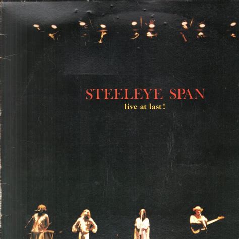 Steeleye Span Live At Last Vinyl Records and CDs For Sale | MusicStack