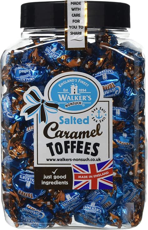 WALKERS NONSUCH Salted Caramel Toffee 1 25kg Jar Amazon Co Uk Grocery