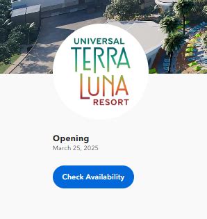 Confirmed Terra Luna Resort Opening Date Delayed At Universal Orlando