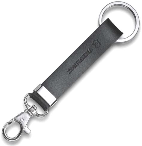 Кожаная подвеска на ремень Victorinox, 7 см, с карабином и кольцом для ...