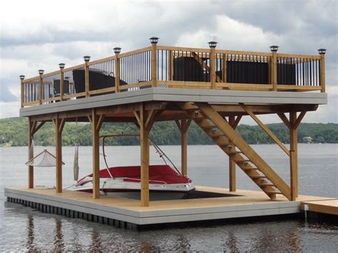 boat dock designs      building  lakeside dock