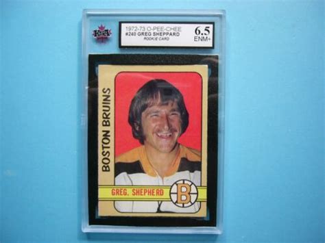 O Pee Chee Nhl Hockey Card Greg Sheppard Rookie Ksa Ex