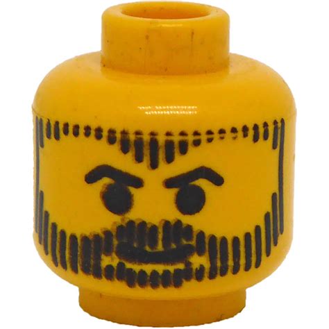 LEGO Yellow Aquashark Head Safety Stud 3626 Brick Owl LEGO