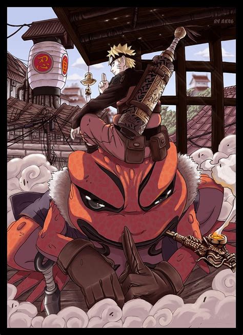 Naruto Et Sage Crapaud Naruto Gamabunta Fond D Cran De T L Phone Hd