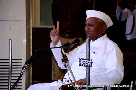 Anna Hazare In A Motivational Session Gave Success Mantras To The