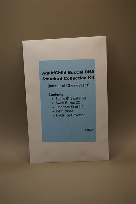 Adultchild Buccal Dna Standard Collection Kit Pro Forensic Supplies