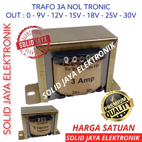 Jual Travo Trafo A Nol V V V V V V Tronic A Amper