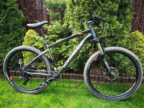 MTB 27 5 ST 900 Sivo Oranžový Rockrider Horské hardtail bicykle