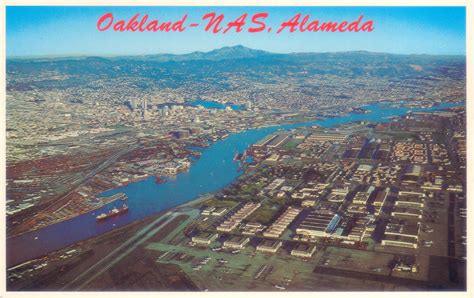 Alameda, California, Naval Air Station, Coast Guard Base, old postcards ...