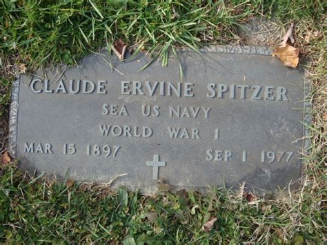 Claude Ervine Spitzer 1897 1977 Find A Grave Memorial