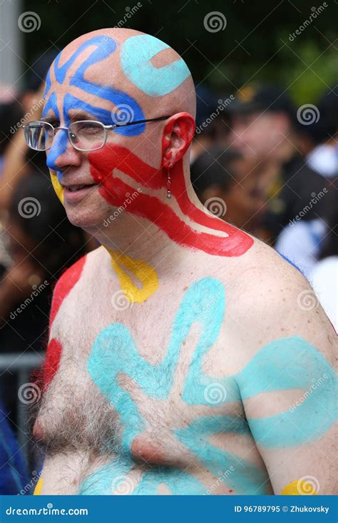 Artists Paint Fully Nude Models Of All Shapes And Sizes During Th Nyc Body Painting Day