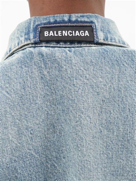 Deconstructed Oversized Denim Jacket Balenciaga Artofit