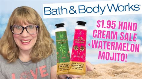 Bath And Body Works 1 95 Hand Cream Sale Watermelon Mojito Youtube