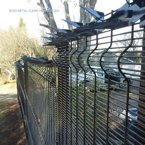 Powder Coated Clear View Fence