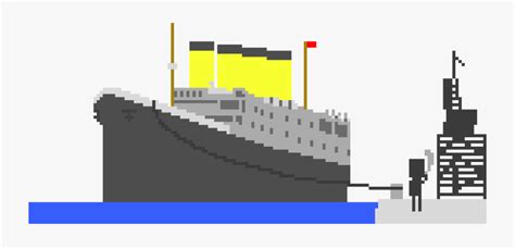 Transparent Titanic Png - Titanic Pixel Art , Free Transparent Clipart ...