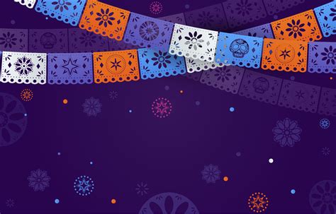 Papel Picado Background 10793620 Vector Art At Vecteezy