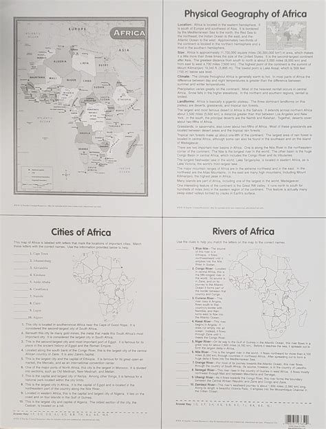 Africa Map Poster - Home Messenger