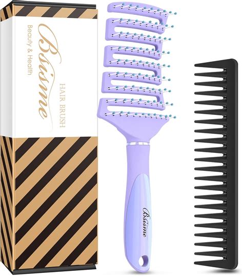 Amazon Hair Brush Curved Vented Brush Faster Blow Drying