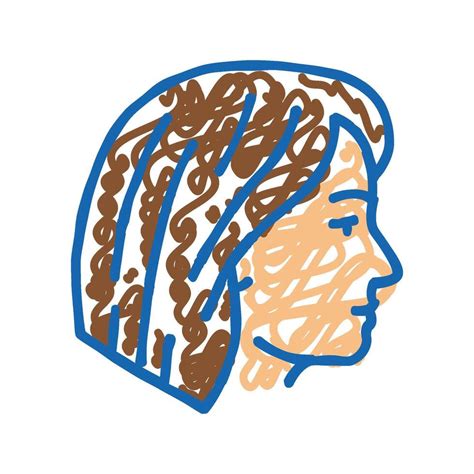 Desenho Do Bob Cut - bob cut hairstyle female icon doodle illustration 62462977 Vector Art ...