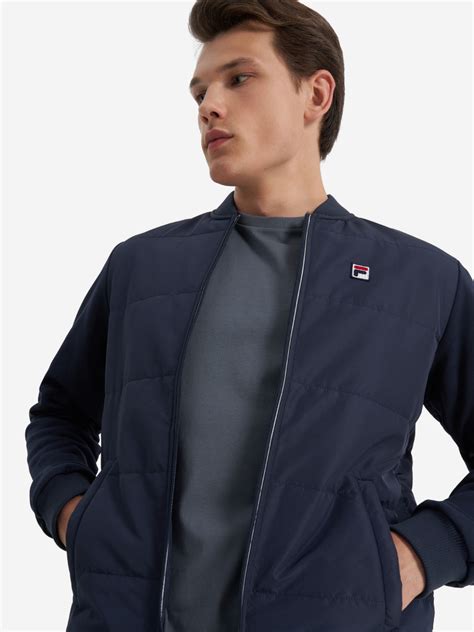 Легкая куртка мужская FILA Heritage темно-синий цвет — купить за 17490 ...