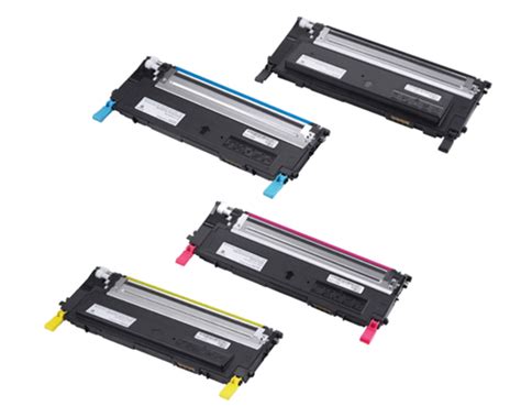 Toner Cartridges Dell Cn Color Printer Black Cyan Magenta Yellow